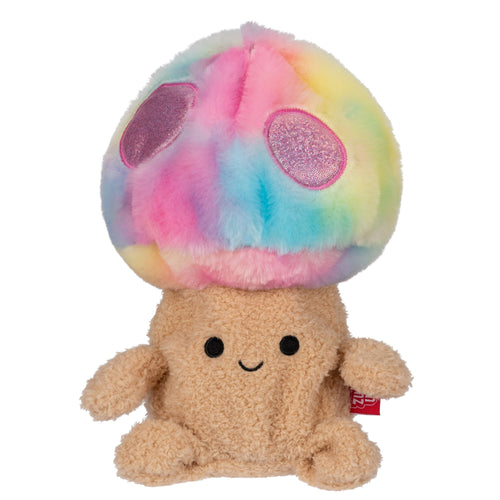 BumBumz Rainbow Mushroom Mateo Plush 4.5" & 7.5"