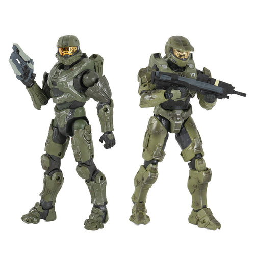 Vault Halo Master Chief Halo 5 Guardians & Halo Infinite Action & Toy Figures | 2-Pack, 6.5 Inch, 40+ Points