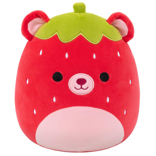 Squishmallows 8" Romeo the Red Strawberry Bear Plush