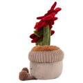 Greenhouse by Russ 12-Inch Poinsettia Plant Plush - 3