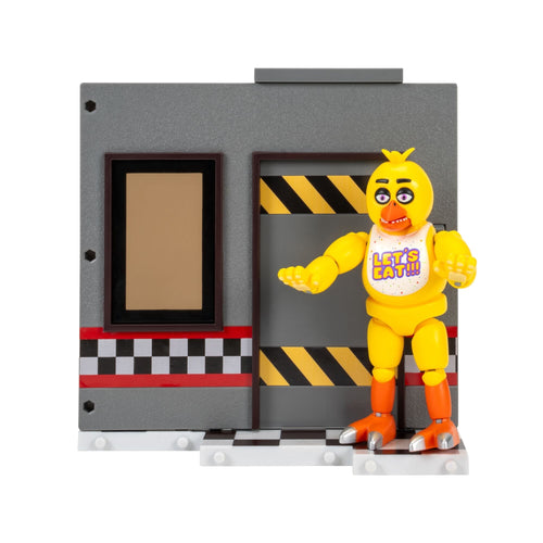 Vault Five Nights at Freddys Five Nights at Freddy’s Classic Chica Office Set 5-Inch Articulated Figure – Action & Toy Figures