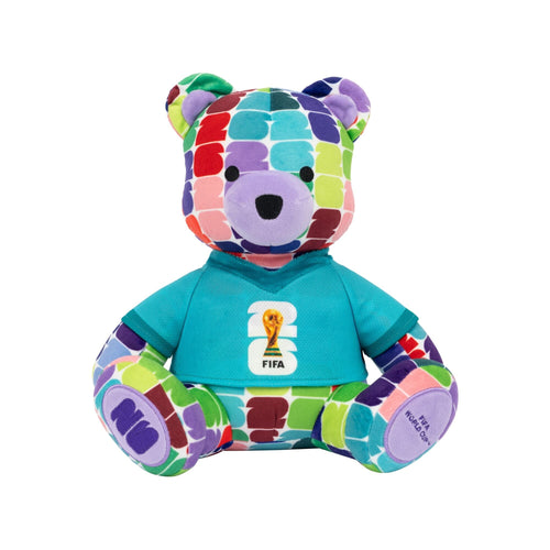 FIFA World Cup 2026 Colorful Bear Plush 10"