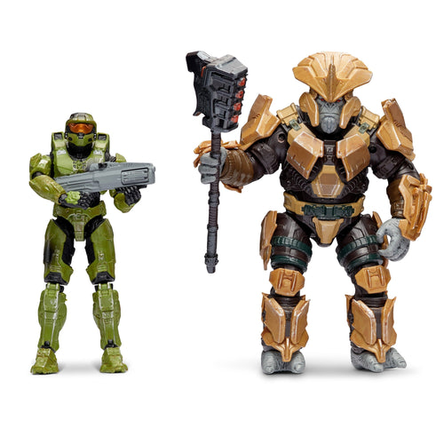 Halo Master Chief vs. Brute Chieftain 2-Pack — Action & Toy Figures