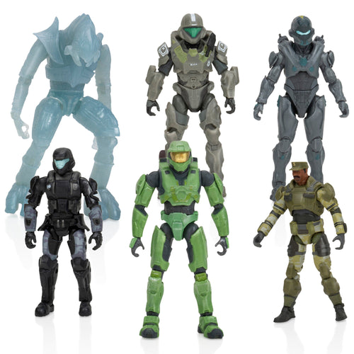 Vault Halo Big Shot Battle Pack Action & Toy Figures | 6-Pack, 4-Inch, Up to 40 Points