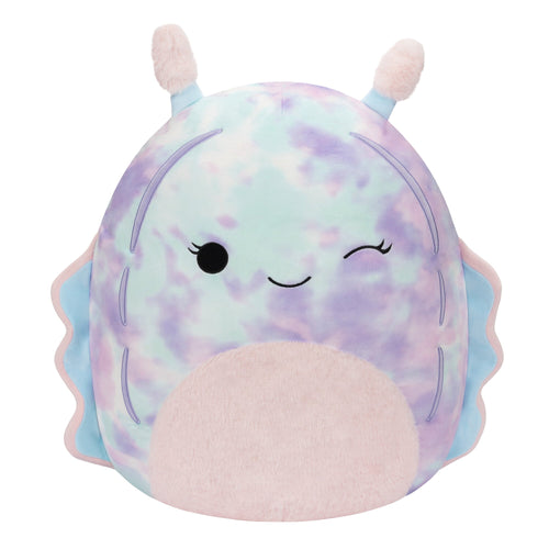 Squishmallows Dottie Pink and Blue Tie-Dye Sea Slug Plush 14"
