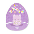 8-Inch Mak the Lavender Cat Wrapped with Flower Stems - 5