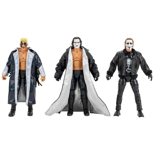 Vault AEW Legacy of Sting 3-Pack 6-Inch Figures – Action & Toy Figures