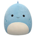 16-Inch John-John the Slate Blue Dino With White Belly - 1