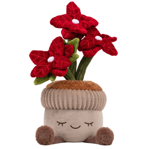 Greenhouse by Russ Poinsettia Plant Plush | 12-Inch