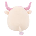 5-Inch Dagnus the Tan Highland Cow with Rainbow Tie-Dye Belly - 4