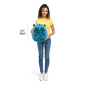14-Inch Brunhilda the Blue Tonal Squirrel with Velvet Accents - 7
