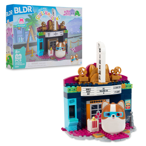 BLDR Squishmallows Reginald at the Movies Building Sets