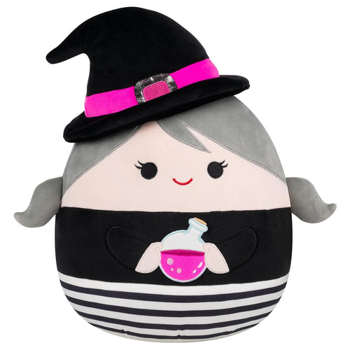 Squishmallows Agora Grey-Haired Witch Plush Holding Potion 12"