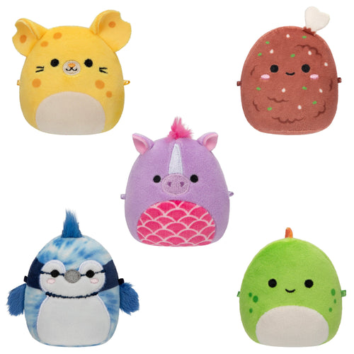 Micromallows Plush 2.5" 5-Pack — Seanster, Quayn, Amelia, Missy Me & Babs