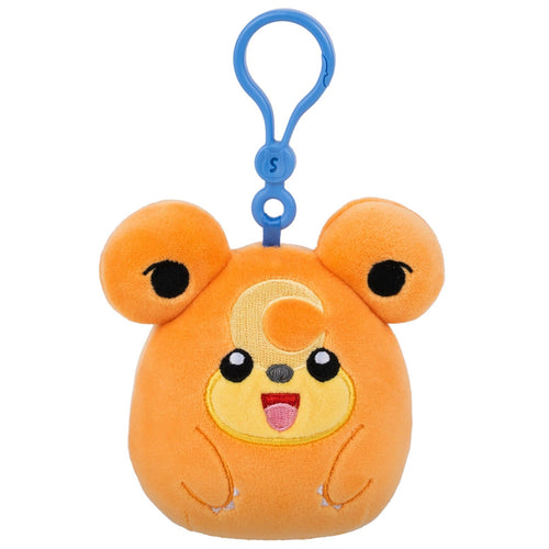 Squishmallows 3.5" Pokémon Teddiursa Clip Plush