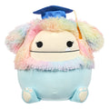 12-Inch Zozo the Teal Bigfoot in Graduation Cap - 1