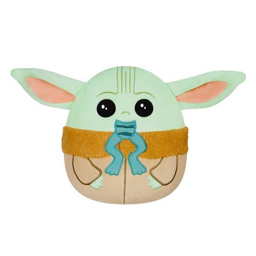 Squishmallows 8" Select Series Star Wars Grogu Eating Frog Plush