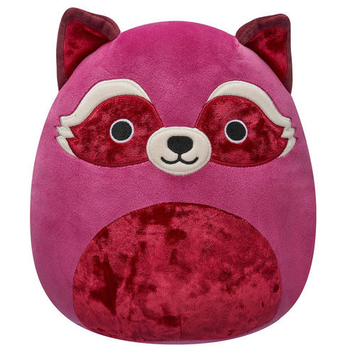 Squishmallows Olivieri Maroon Raccoon with Velvet Accents Plush — 8"