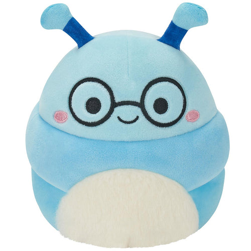 Squishmallows Cordelia Blue Bookworm Plush with Glasses 5", 12" & 16"