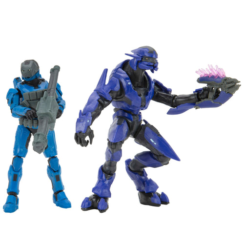 Halo Spartan Gungnir and Elite Mercenary 4" Action & Toy Figures