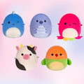 Micromallows 5-Pack - Tew Water Bear, Connor Cow, Plath Love Bird, Brody Dinosaur, Lasla Octopus - 3