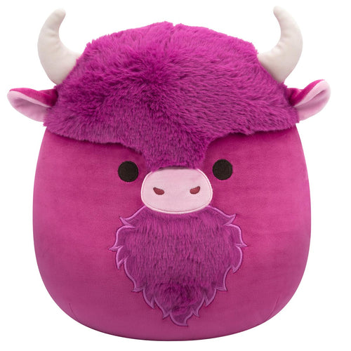 Squishmallows Dave Plum Bison Plush 7.5" & 12"