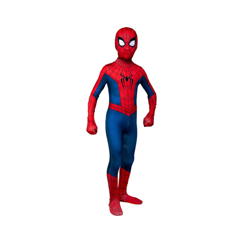 Costume Play Costumes — MARVEL Spider-Man Official Youth Zentai Costume — XS (4), S (5-7), M (8-10), L (12-14)