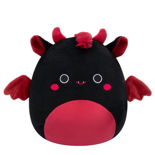 Squishmallows Rebecca Black and Maroon Jersey Devil Plush 8"