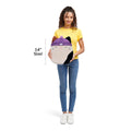 14-Inch Cam Calico Cat with Purple Hat - 7