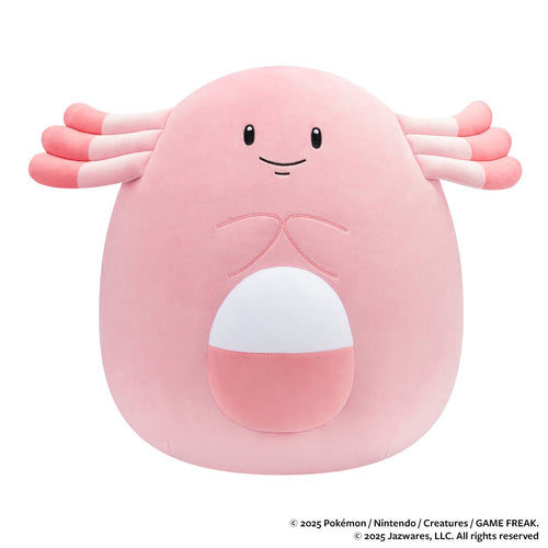 Squishmallows Pokémon Chansey Plush — 14" · 20"