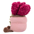 Greenhouse by Russ 12-Inch Pink Pot Succulent Plush - 3