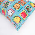 “Total Foodies” Teal SquishPillow Pillowcase (Standard) - 5