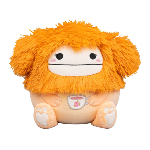 Squishmallows 8" Shasta the Peach Bigfoot Holding Teacup Plush