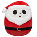 Squishmallows Original Disney 8-Inch Jack Skellington Santa Claus - 1