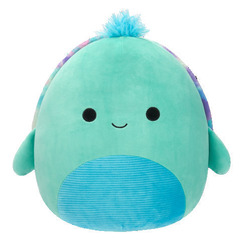 Squishmallows Cascade Teal Turtle Plush with Tie-Dye Shell 12"