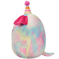 12-Inch Delenne the Rainbow Tie-Dye Dog With Party Hat - 3