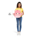 14-Inch Aegi the Pink Dragon with Sakura Print Belly - 7