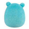 12-Inch Ludwig the Teal Frog Holding Rose - 4