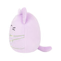 8-Inch Mak the Lavender Cat Wrapped with Flower Stems - 3