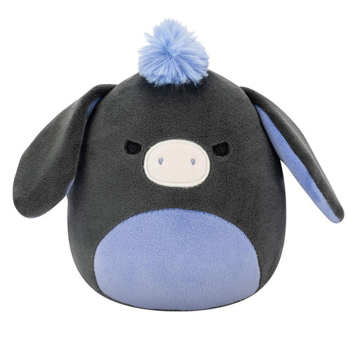 Squishmallows Don Charcoal and Periwinkle Donkey Plush 5"