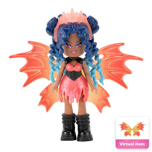 Royale High Fire Fairy 3-Inch Fashion Doll Toy Playsets, Series 1