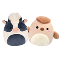 8-Inch Cow and Cockatoo Bundle - 1