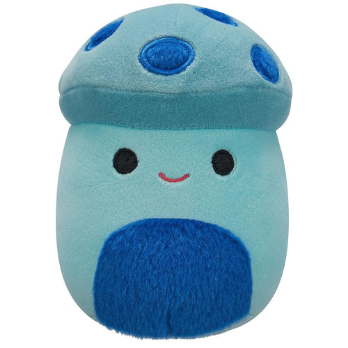 Squishmallows Ankur Teal Mushroom Plush with Blue Spots & Fuzzy Belly 5"