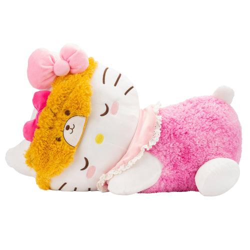 Hello Kitty and Friends Hello Kitty Sleeping Plush with Tiny Chum Sleep Mask — 18"