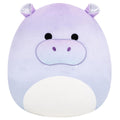 14-Inch Benedict the Purple Gradient Hippo with Sparkly Ears - 1