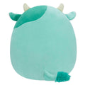 14-Inch Seamus the Green Cow with Fuzzy Belly - 4