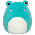 12-Inch Ludwig the Teal Frog with Mint Green Belly - 1