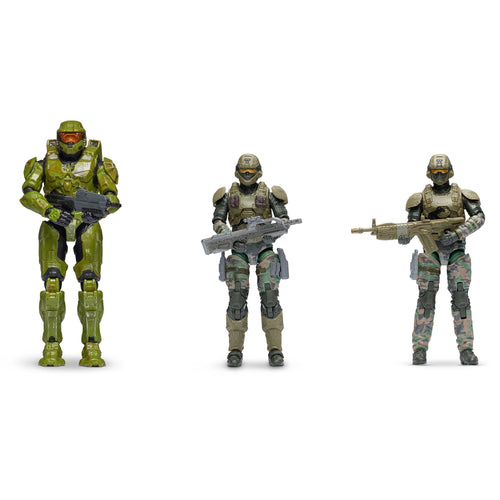 Halo Master Chief & 2 UNSC Marines — Action & Toy Figures