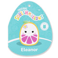 5-Inch Eleanor the Yellow Grapefruit with Flower Hairpin - 5