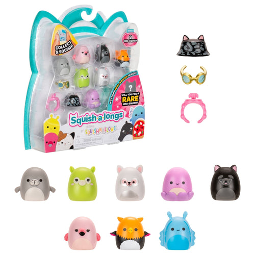 Squish-a-longs Mini-Squish 8-Pack Style 3 Toy Playsets